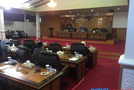 Kempat Fraksi yang tidak mendukung pengesahaan KUA-PPAS karena ada perubahan angka