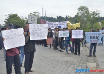 Saat masyarakat menyuarakan prioritas anak tempatan di PT Saipem beberapa tahun lalu