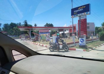 Tidak menggunakan Masker, SPBU Poros Tolak Pengisian BBM