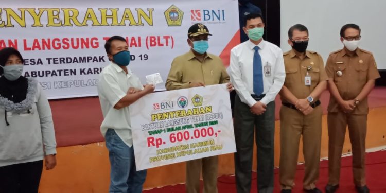 Pemerintah Kabupaten Karimun Mulai Salurkan BLT Dana Desa