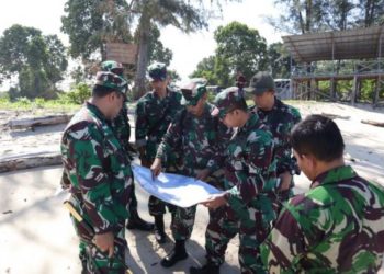 Tim Mabes TNI Survei Pantai Todak di Lingga Jelang Latihan Tempur