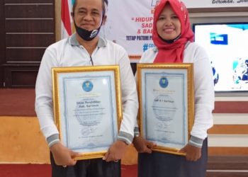 Berhasil Terapkan P4GN, SMP Negeri 1 Karimun Terima Perhargaan Dari BNN Kepri