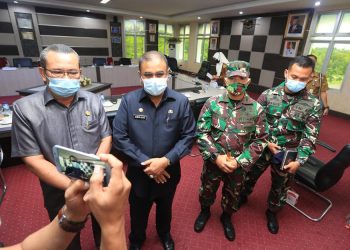 Ketua DPRD Hadiri Rakor Pelaksanaan Tatanan Normal Di Kabupaten Karimun