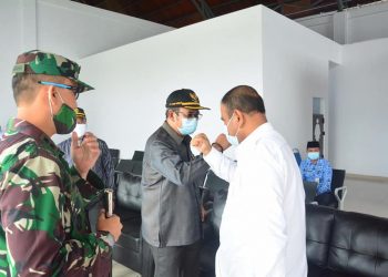 Ketua DPRD Karimun Hadiri Penyambutan Panglima Komando Armada I