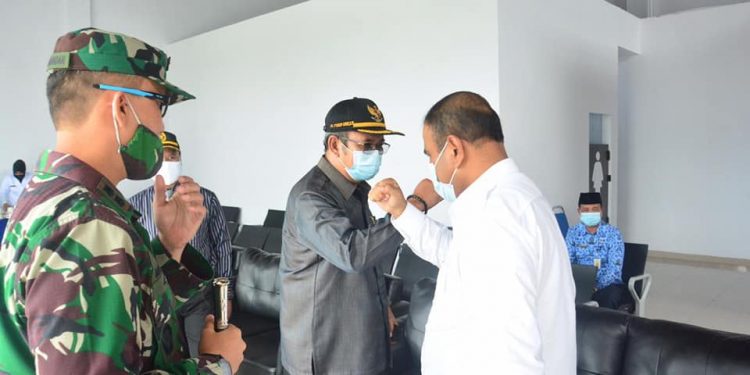 Ketua DPRD Karimun Hadiri Penyambutan Panglima Komando Armada I