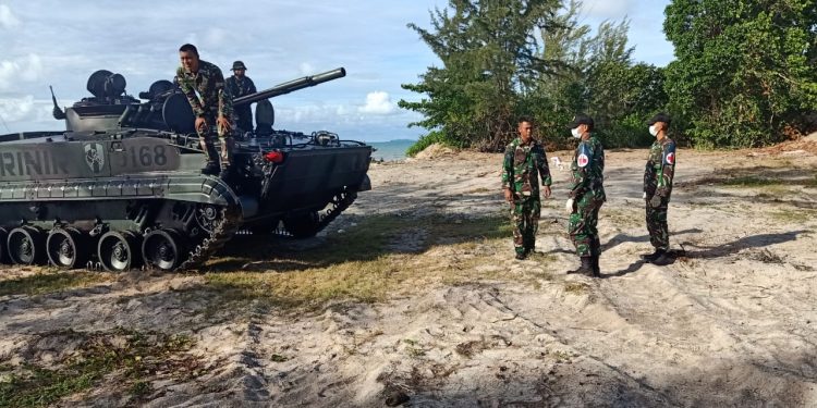 TNI AL Gelar Glagaspur TK – 3 di Pantai Todak