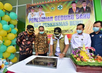 Menuju Hidup Sehat Dan Pelayanan Mutu, Bupati Karimun Resmikan UPT Puskesmas Buru