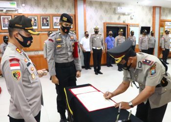 Kompol Fettermen Resmi Jabat Kapolsek Kundur, Kapolres: Segera Menyesuaikan Diri