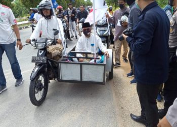 BERSINAR Gunakan Motor Becak Daftar Ke KPU, Berkas Dinyatakan Lengkap