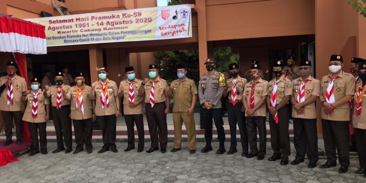 Cabang Pramuka Karimun Peringati HUT Ke 59