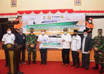 Aunur Rafiq Sambut Baik Kapal Laut Ambulance Dari PT Timah