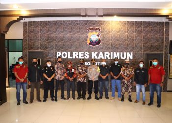 Kapolres Karimun Sambut Inisiasi 8 Ormas Tolak Tindakan  Anarkisme