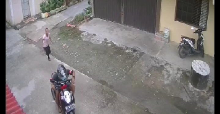 Terekam CCTV, Aksi Jambret HP Di Karimun Diciduk Tim Bison