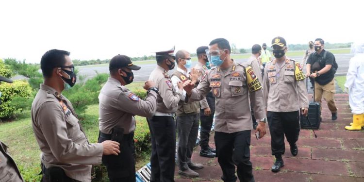 Kunjungi Kabupaten Lingga, Irwasda Polda Kepri Cek Kesiapan Operasi Mantap Praja Seligi 2020