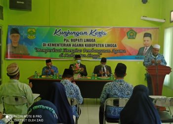 Pjs Bupati Lingga Silaturahmi ke Kemenag Lingga