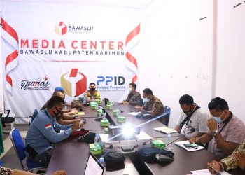 Polres Karimun Awasi Proses Pelipatan Kertas Suara