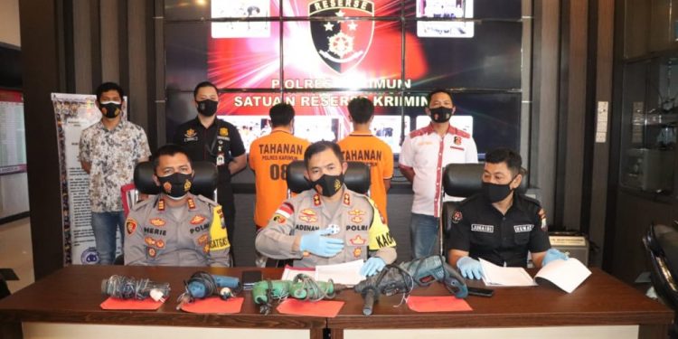 Mengaku Pengawas Dari Provinsi, H Gasak Mesin Bor Dan Gerinda Di SMAN 5 Tebing