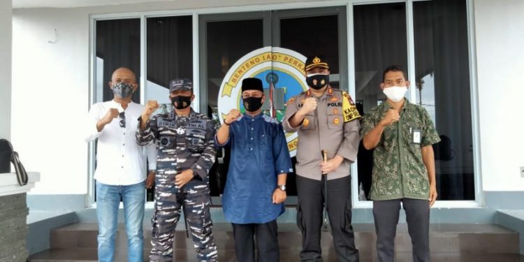 Plt Bupati Lingga Lakukan Silaturahmi ke Lanal Dabo
