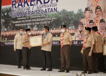 Tergiat Dalam Urusan Pramuka, Pemkab Muba Kembali Raih Penghargaan