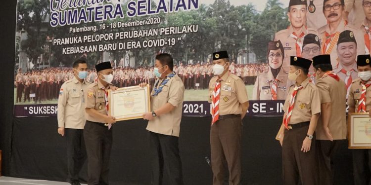 Tergiat Dalam Urusan Pramuka, Pemkab Muba Kembali Raih Penghargaan