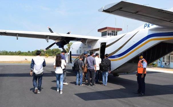 Pesawat Susi Air Lakukan Penerbangan Perdana 2021