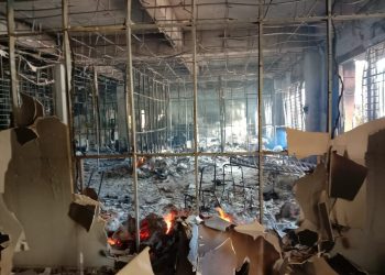 Kantor Dinas Gedung E Di Kabupaten Karimun Terbakar