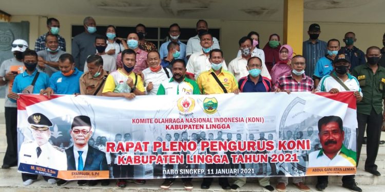 Plt Bupati Lingga Minta Kepada KONI Meningkatkan Olahraga Untuk Mencegah Narkoba