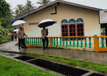 Kapolres Lingga Tinjau Langsung Lokasi Banjir