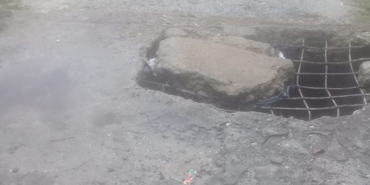 Jembatan Box Culvert Suka Damai Aceh Singkil Rusak Parah
