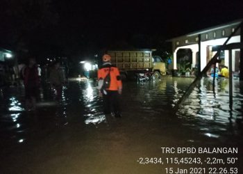 Banjir Dii Kabupaten Balangan, 3000 Rumah Terendam