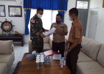 Komandan Lanal Ranai Terima Kunjungan Pramuka Luar Biasa Tuna Rungu Indonesia