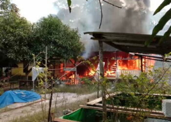 Di Lingga, Nenek 96 Tahun Meninggal Dunia Saat Rumahnya Terbakar