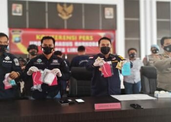 Awal Tahun 2021 Polres Lingga Ungkap Tiga Pelaku Tindak Pidana Narkotika