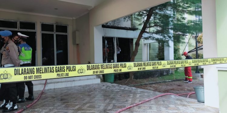 Polres Karimun Segera Lakukan Identifikasi Kebakaran Gedung E Kantor Bupati Karimun