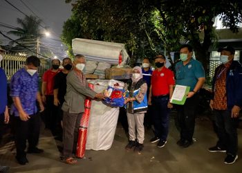 Kemensos Terjunkan Pelopor Perdamaian Bantu Korban Kebakaran Cideng