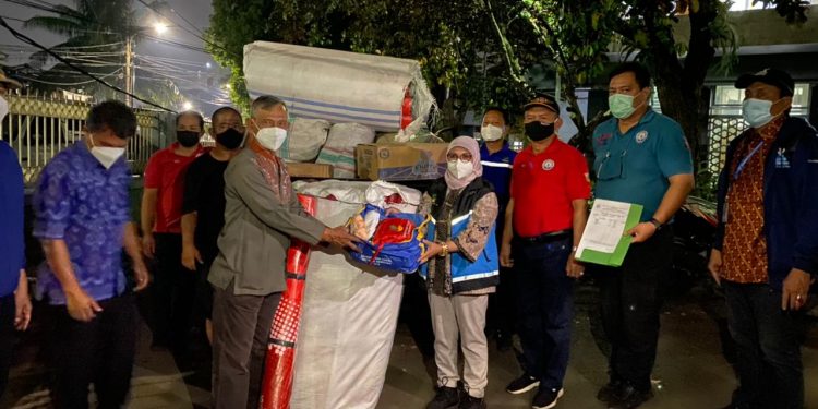 Kemensos Terjunkan Pelopor Perdamaian Bantu Korban Kebakaran Cideng