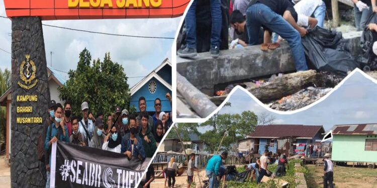 Peduli Lingkungan, Komonitas SEA BROTHERHOOD Kampanyekan Kebersihan Di Desa Jang