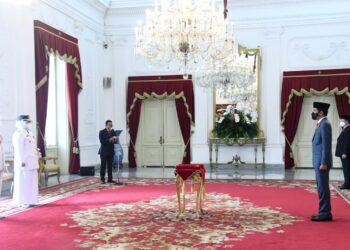 Tiga Pasang Gubernur dan Wakil Gubernur Terpilih Masa Jabatan 2021-2024 Resmi Dilantik Presiden Jokowi