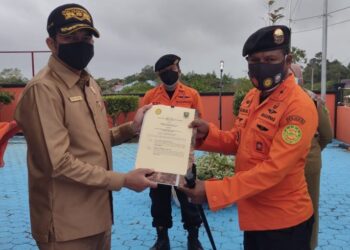 Basarnas Natuna Terima Hibah Tanah Dan Pinjam Pakai Gedung Dari Pemkab Natuna