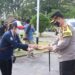 Polres Lingga Lakukan Pengamanan Pencanangan Vaksinasi Covid-19