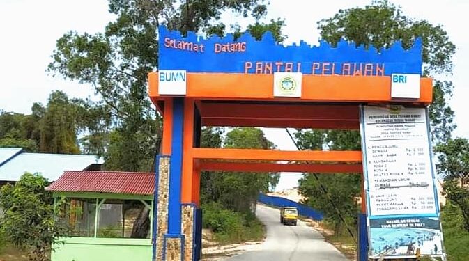 Jelang Imlek, BUMDES Siapkan Prokes Bagi Wisatawan Di Pantai Pelawan