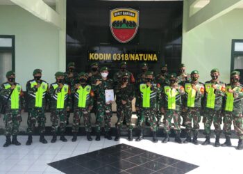 Dandim 0318 Natuna Sambut Prajurit Satgas Apter
