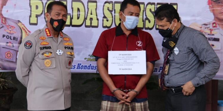 Polda Sumsel Gagalkan Peredaran Sabu 25 Kilogram