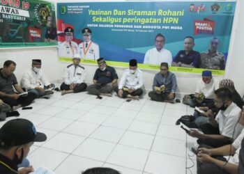 Peringati HPN, Wartawan Muba Gelar Yasinan Hingga Tausyiah