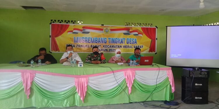 Musrebang Desa Pangke Barat, Penerima BLT TA 2021 Berjumlah 179 KK