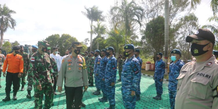Lanud RSA Ikuti Apel Kesiapsiagaan Penanggulangan karhutla di Polres Natuna
