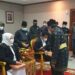 Tiba Di Kepri, Marlin Agustina Disambut  Tabur Beras Kunyit