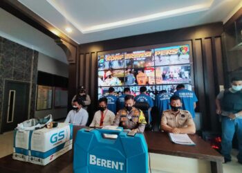 5 Pelaku Pencuri Gudang Perusahaan Berhasil Diamankan Polisi