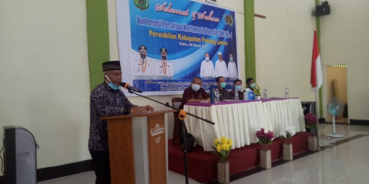 Wakil Bupati  Buka  Konferensi PWI Ke IV Palas