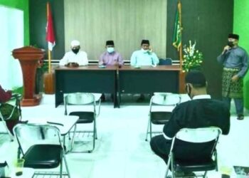 Camat Lingga Sambut Kafilah STQ IX Di Aula Kemenag